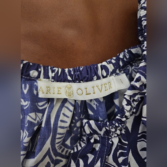 Marie Oliver Kara dress In Iris Coin Print Size 1 Small Excellent - Picture 7 of 8